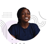 picture of funmilayo smiling
