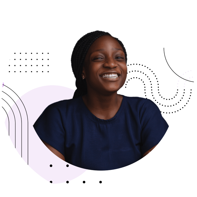 picture of funmilayo smiling